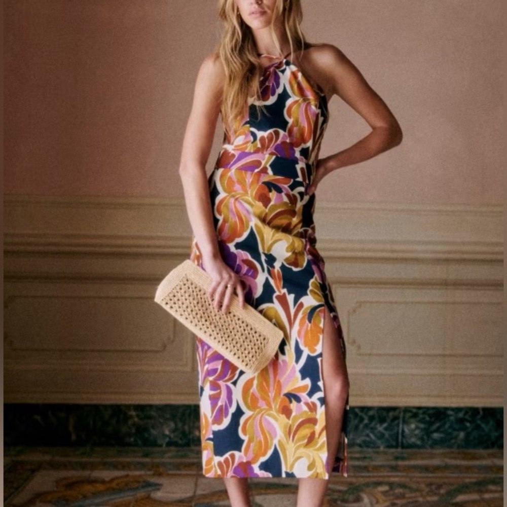 Sezane Giovanna Dress in Paradise Print